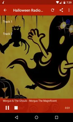 Spooky Halloween Radio Free android App screenshot 1